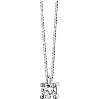 Collana Comete Donna Punti Luce in Oro bianco Diamante GLB985 - GLB985